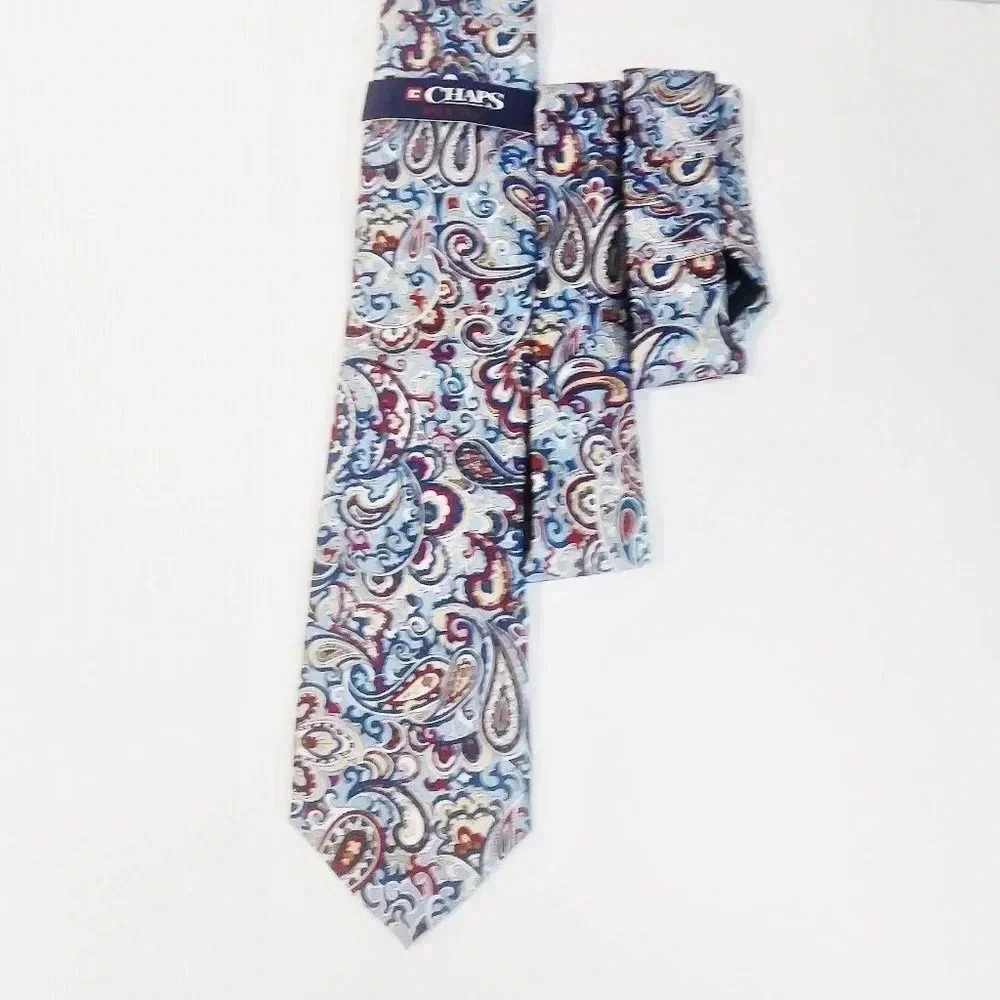Chaps‎ Big & Tall Paisley Print Tie NWOT